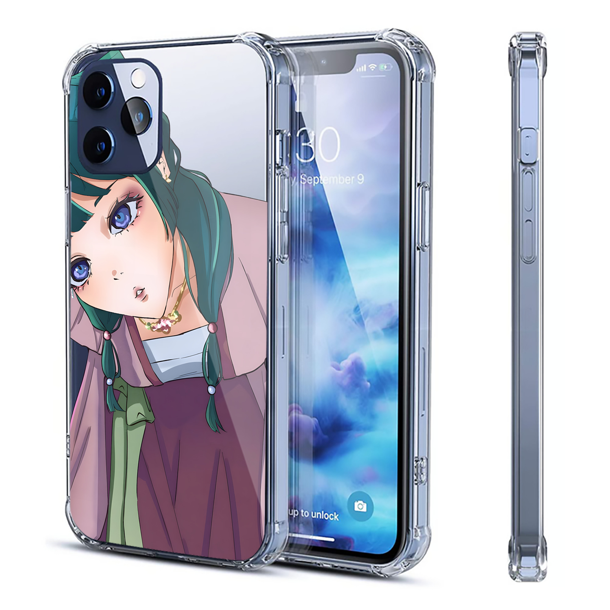 （画像用） 薬屋のひとりごと The Apothecary Diaries 【iPhone 12シリーズ対応】透明スマホケース（クリアソフトケース）